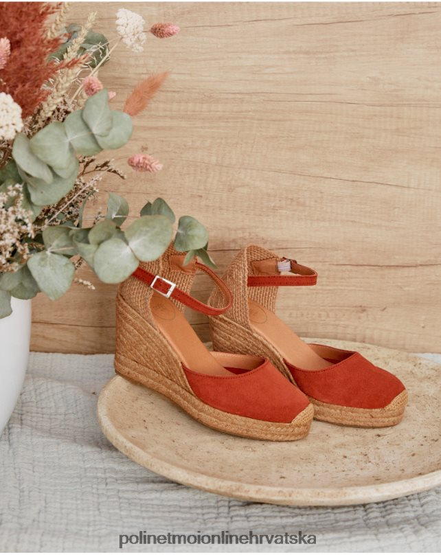 fabrizia klinaste espadrile terakota Polin et moi obuća N2THPD430