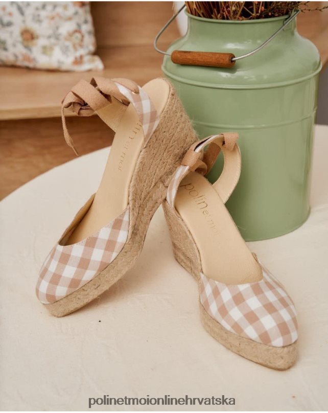 vichy bimba espadrile sirovo Polin et moi obuća N2THPD429