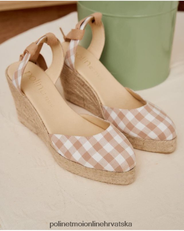 vichy bimba espadrile sirovo Polin et moi obuća N2THPD429