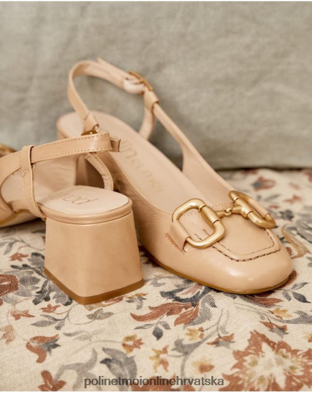 stremen amala podrezati bež/krem Polin et moi obuća N2THPD500