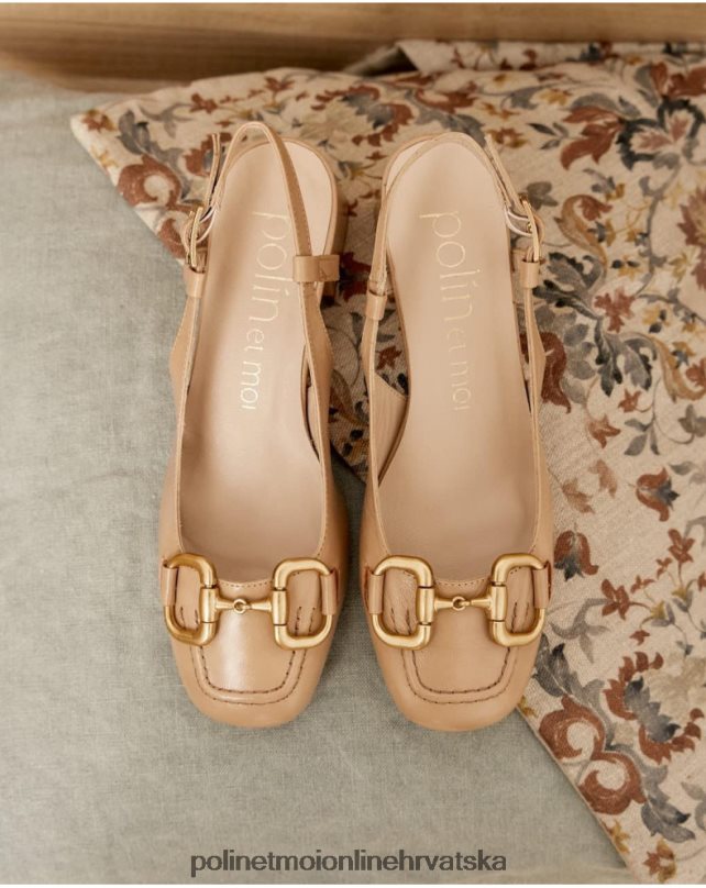 stremen amala podrezati bež/krem Polin et moi obuća N2THPD500