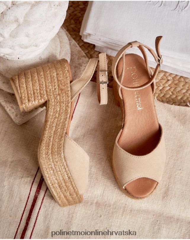 arina sandale s platformom pijesak Polin et moi obuća N2THPD410