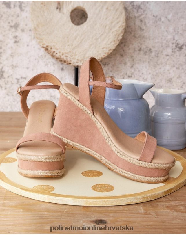hinga podstavljena sandalom ruža Polin et moi obuća N2THPD437