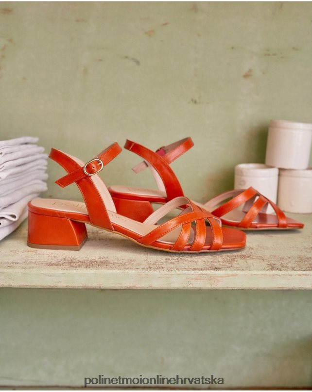 sandala tiras lamara naranča Polin et moi obuća N2THPD475