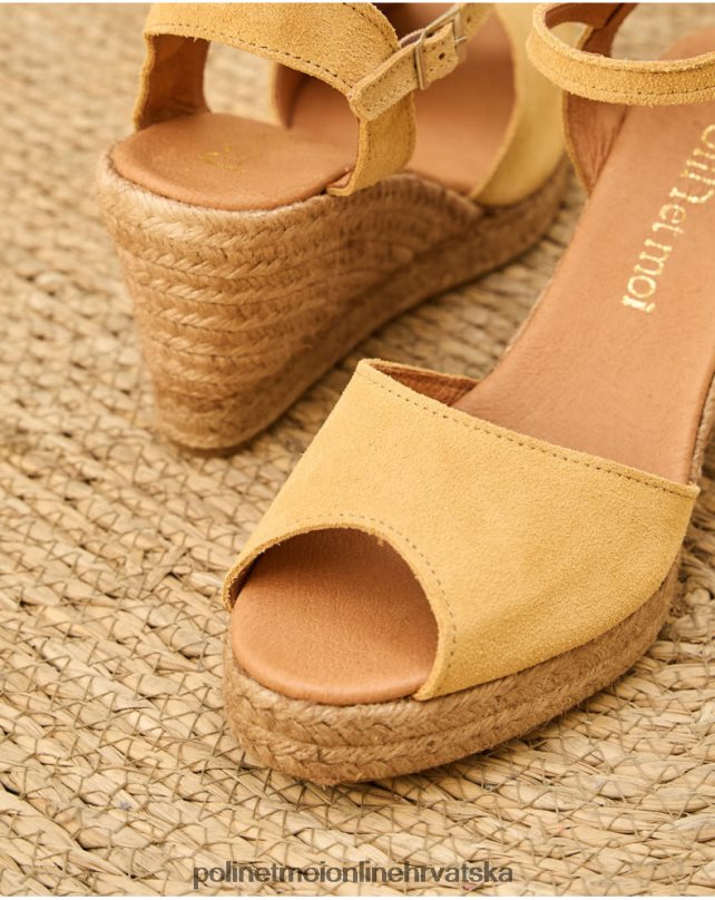 sandale wedge kira oker Polin et moi obuća N2THPD491