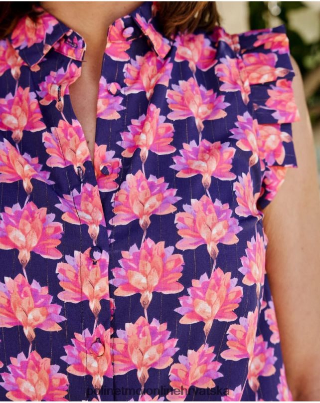 cvjetna bluza jullia lavanda Polin et moi odjeća N2THPD191