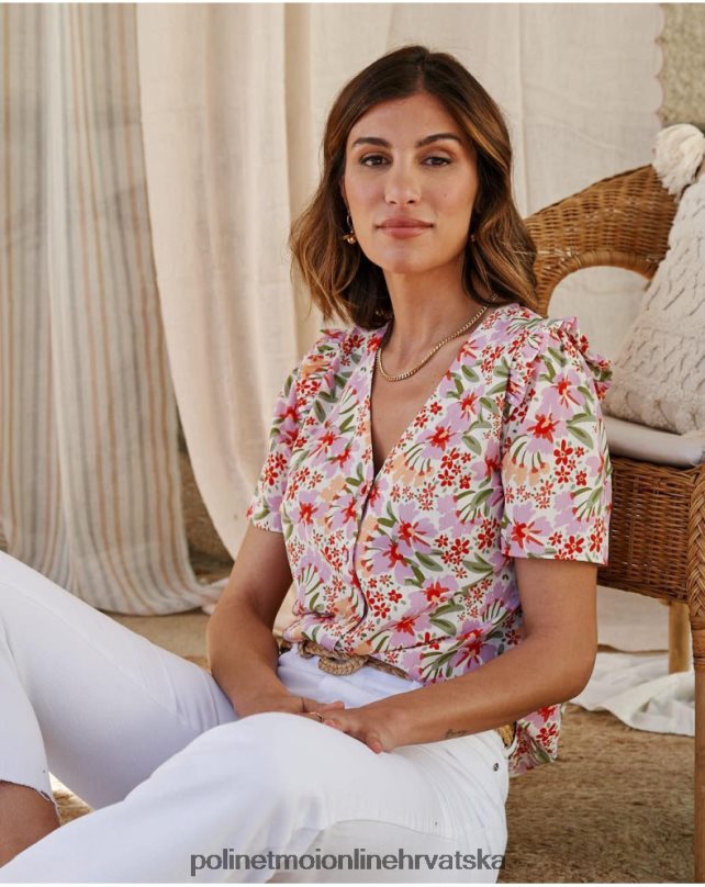 cvjetna bluza wilhelmina sljez Polin et moi odjeća N2THPD172