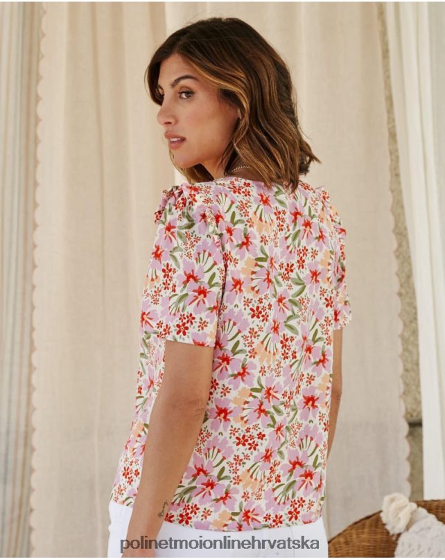 cvjetna bluza wilhelmina sljez Polin et moi odjeća N2THPD172