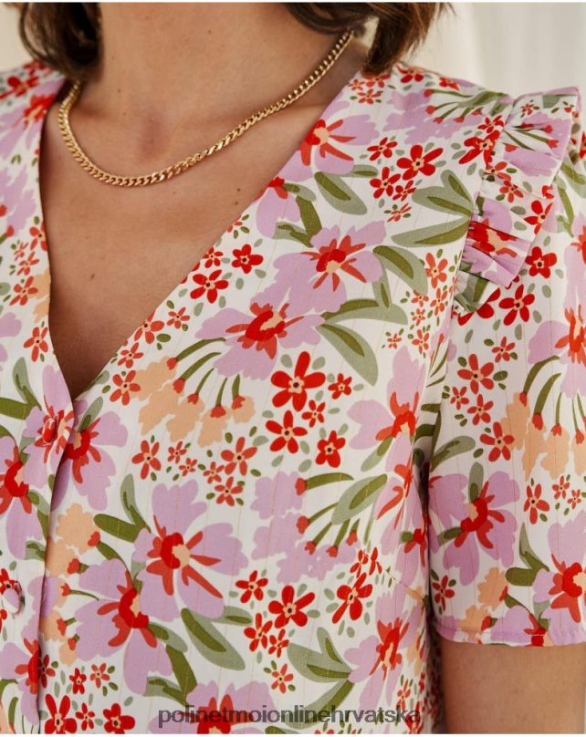 cvjetna bluza wilhelmina sljez Polin et moi odjeća N2THPD172