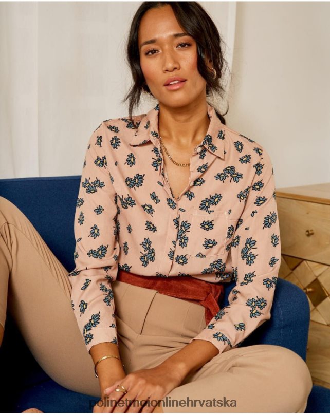 flor margarita košulja ruža Polin et moi odjeća N2THPD225