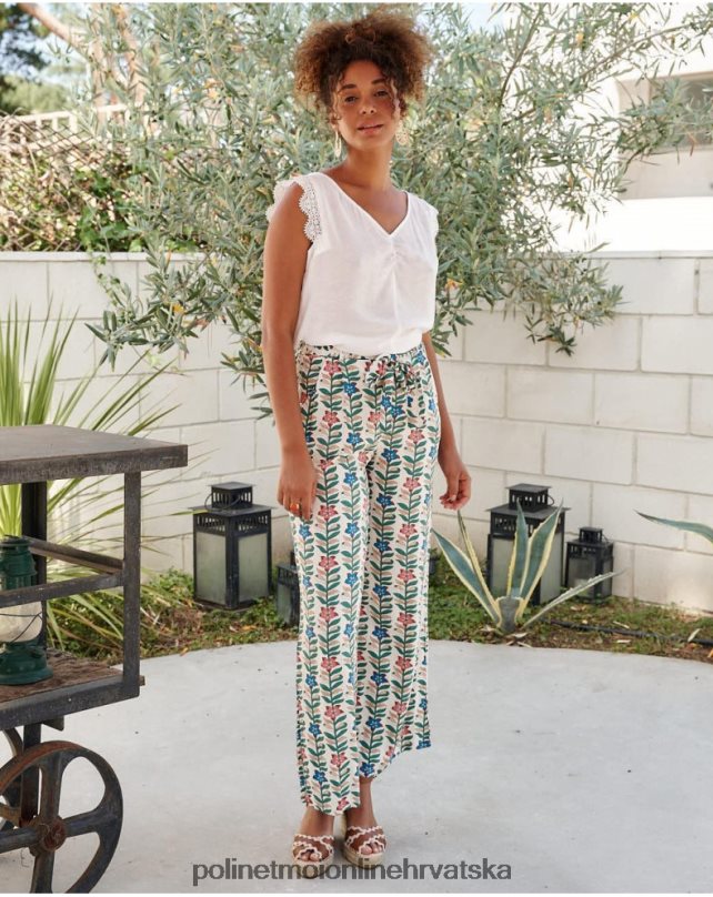 čipkasta bluza mery bijela Polin et moi odjeća N2THPD153