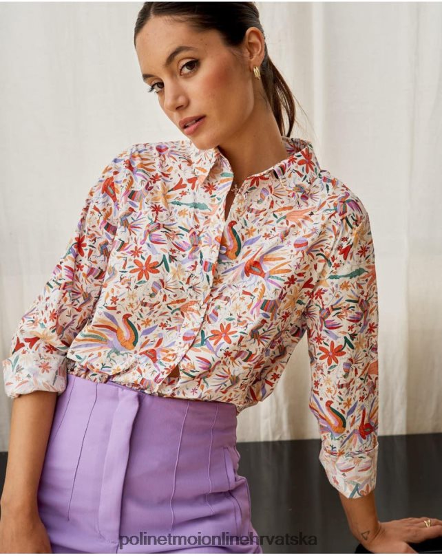 košulja cvijeće galatea naranča Polin et moi odjeća N2THPD206