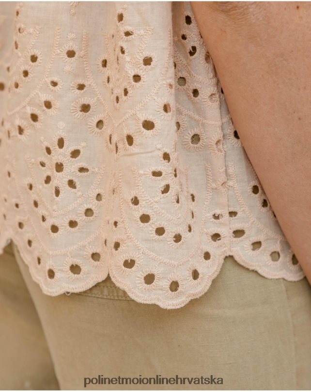 marina otvorena bluza bež Polin et moi odjeća N2THPD237