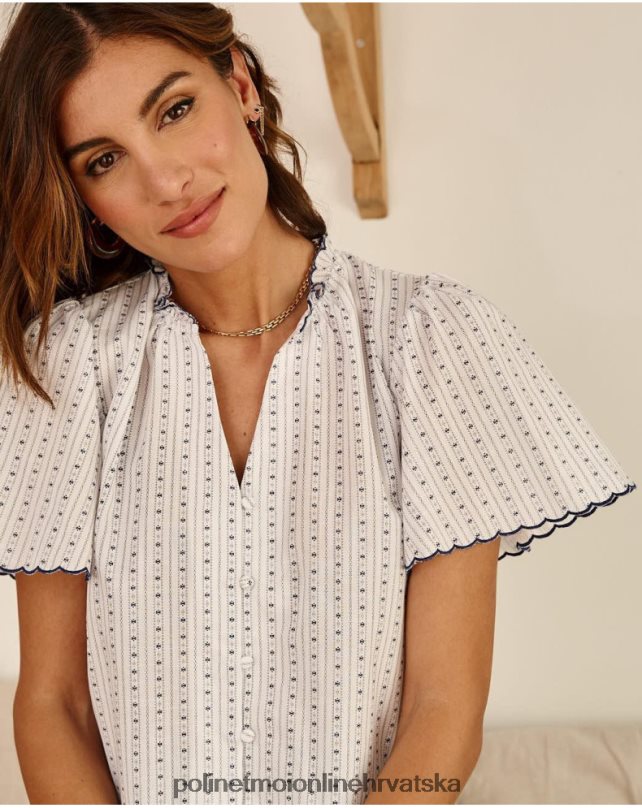 neida obrubljena košulja morski Polin et moi odjeća N2THPD151