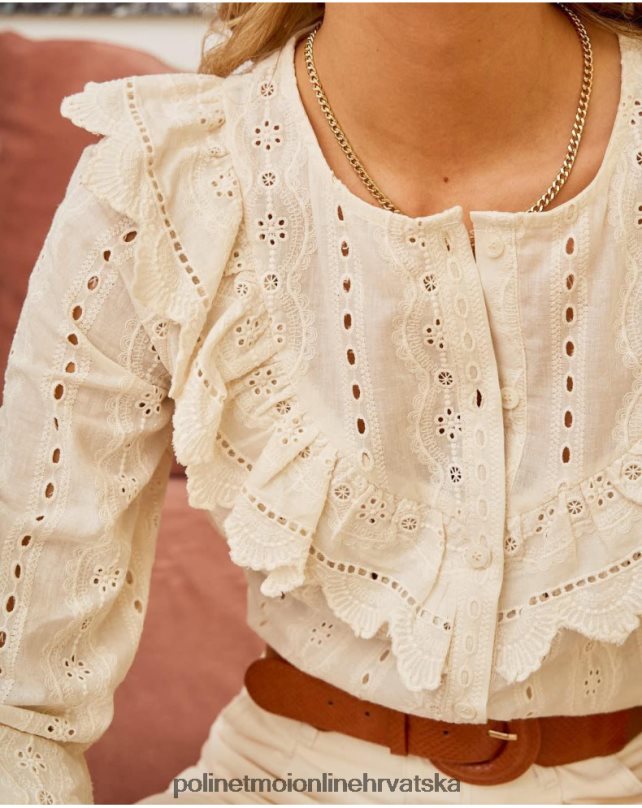 vezena košulja lia sirovo Polin et moi odjeća N2THPD208