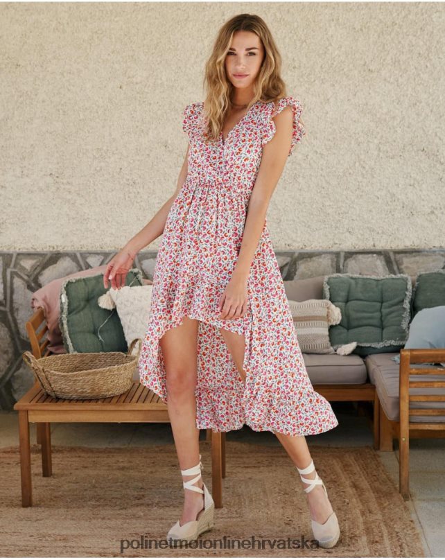 asimetrična haljina bessie sirovo Polin et moi odjeća N2THPD117