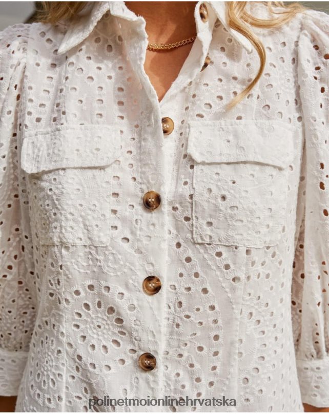 batista elizama haljina bijela Polin et moi odjeća N2THPD65