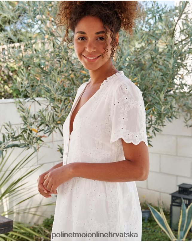 batista haljina dani bijela Polin et moi odjeća N2THPD29