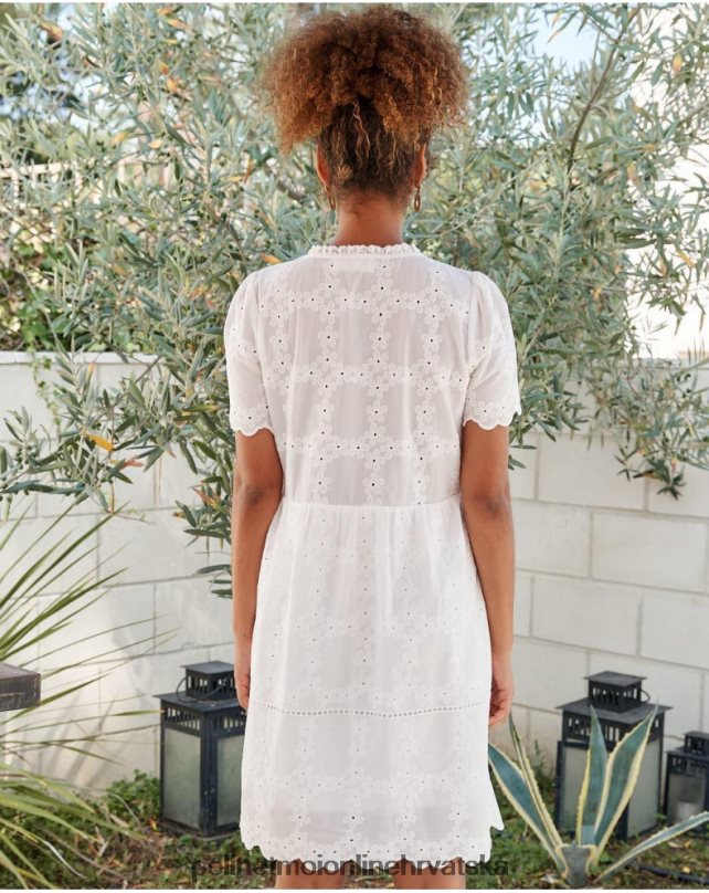 batista haljina dani bijela Polin et moi odjeća N2THPD29