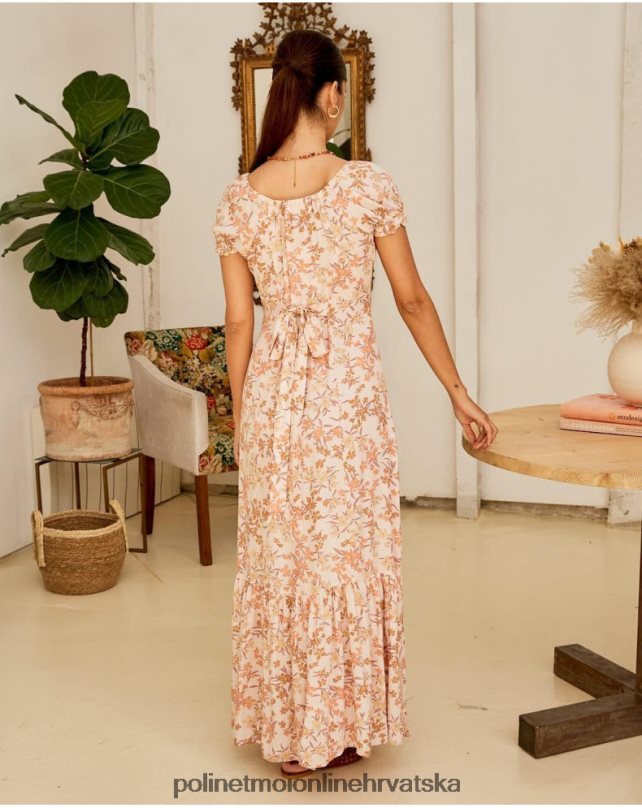 cvjetna haljina izolda losos Polin et moi odjeća N2THPD94