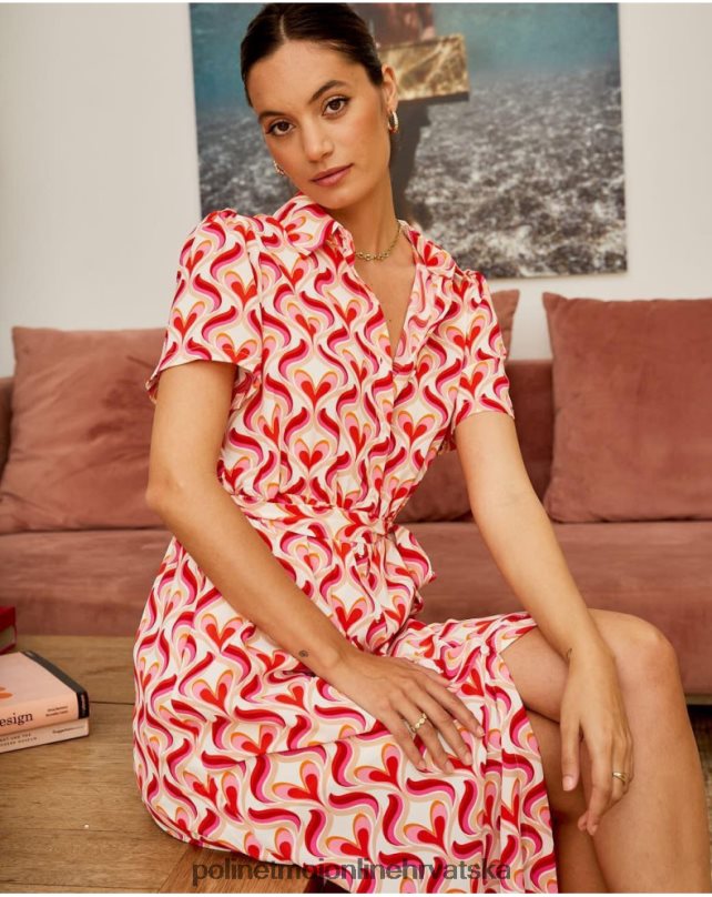 haljina camisero aina ruža Polin et moi odjeća N2THPD97