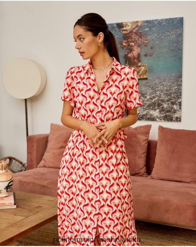 haljina camisero aina ruža Polin et moi odjeća N2THPD97