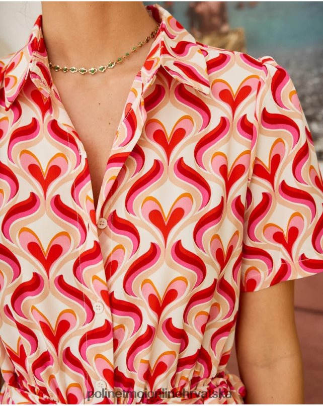 haljina camisero aina ruža Polin et moi odjeća N2THPD97