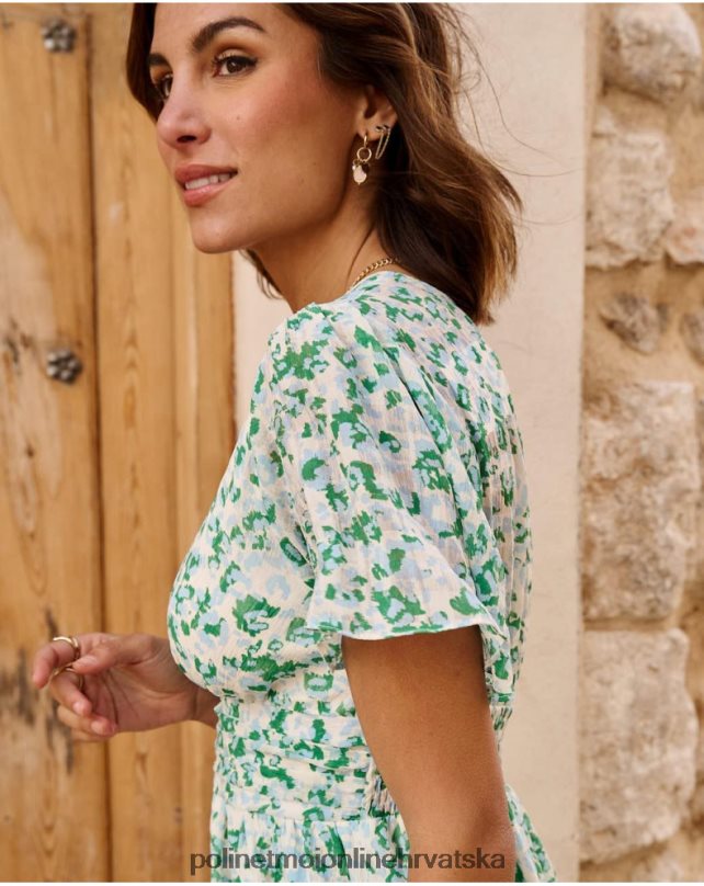 haljina pjegava celeste tirkiz Polin et moi odjeća N2THPD34