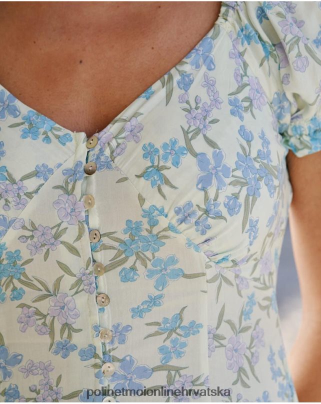 haljina s dugmadima clarise eukaliptus Polin et moi odjeća N2THPD69