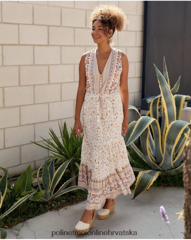 haljina s eleny gumbima sirovo Polin et moi odjeća N2THPD10