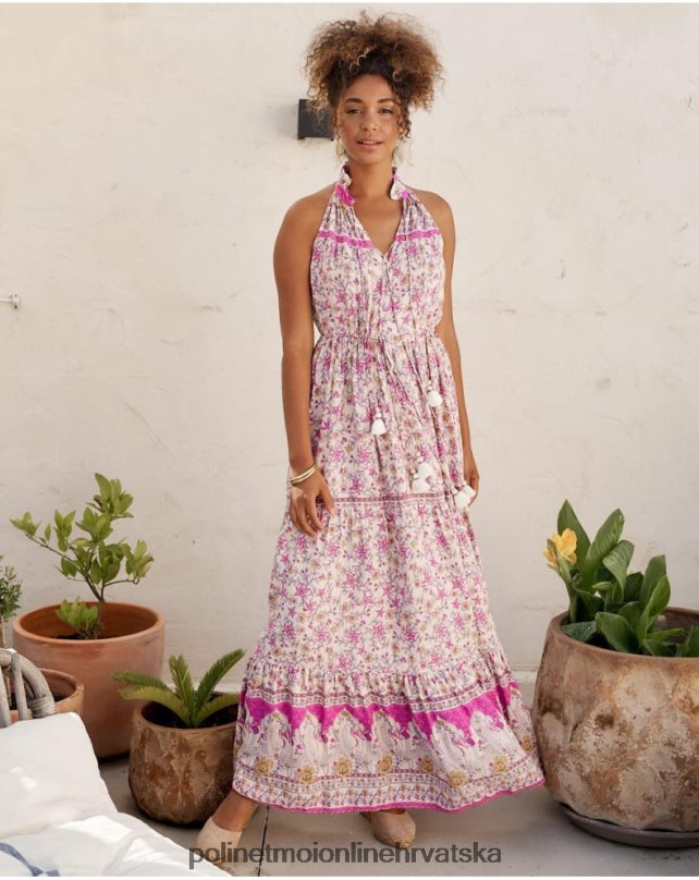 halter vera haljina ruža Polin et moi odjeća N2THPD19