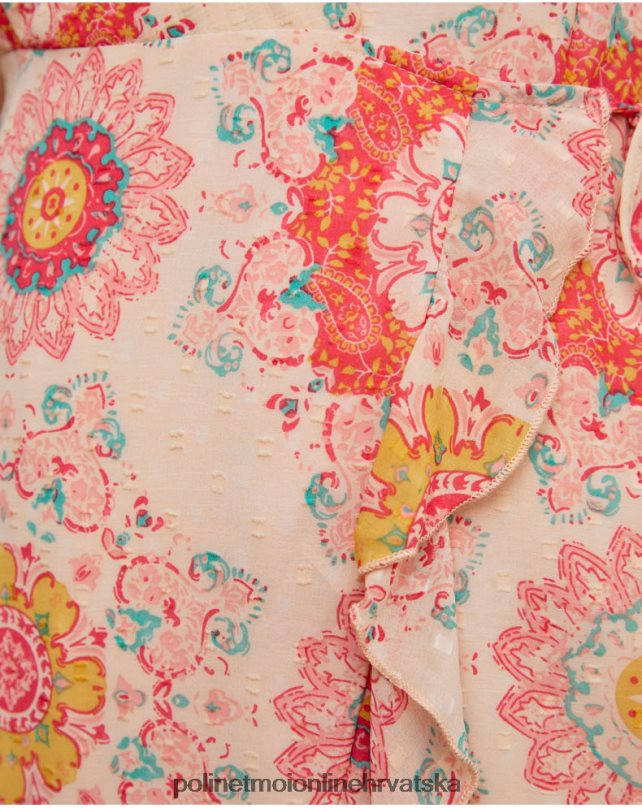 helga kratka haljina losos Polin et moi odjeća N2THPD140