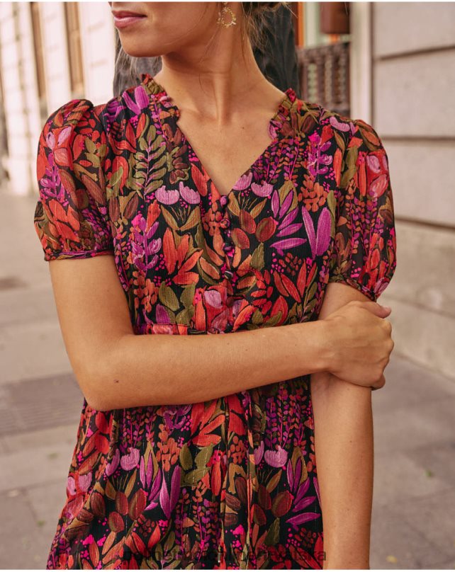 maitane fluidna haljina smeđa Polin et moi odjeća N2THPD73