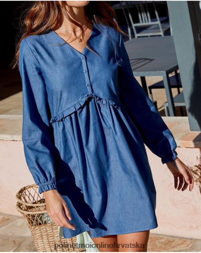 milanska kaubojska haljina traper Polin et moi odjeća N2THPD101