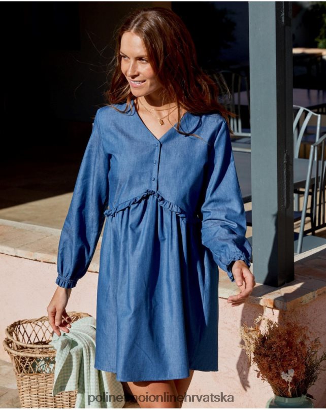 milanska kaubojska haljina traper Polin et moi odjeća N2THPD101