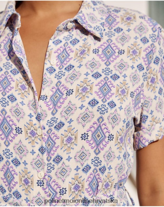 obična kratka haljina lila Polin et moi odjeća N2THPD43