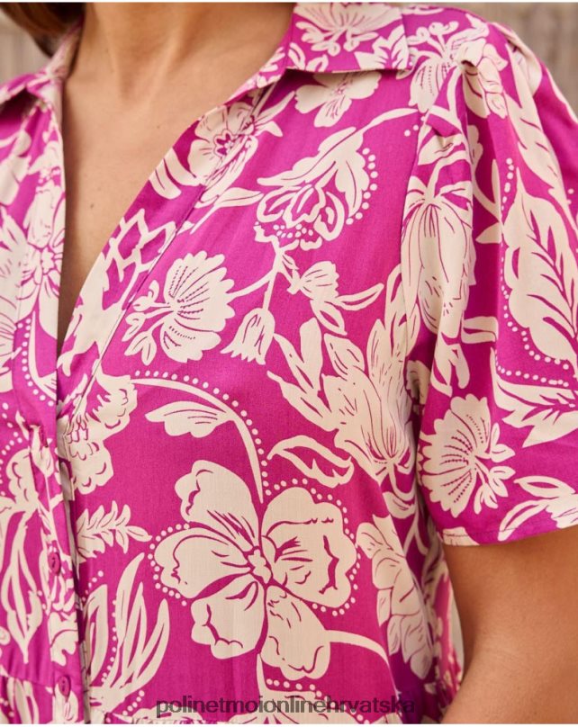 silvia duga haljina patlidžan Polin et moi odjeća N2THPD77