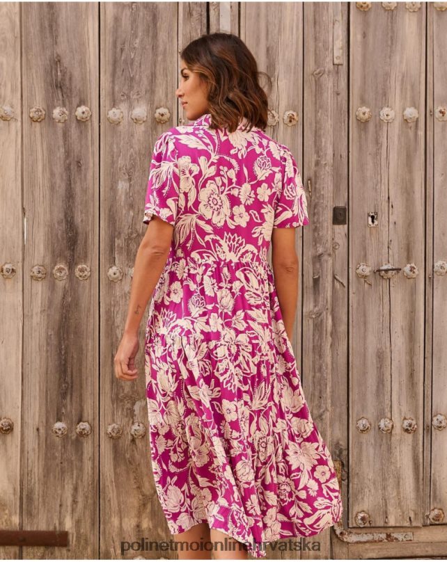 silvia duga haljina patlidžan Polin et moi odjeća N2THPD77