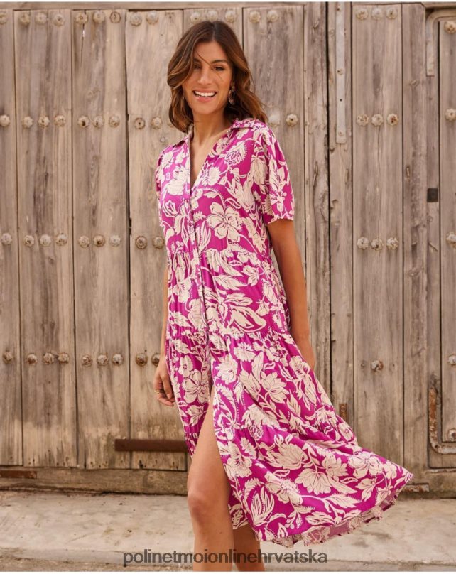 silvia duga haljina patlidžan Polin et moi odjeća N2THPD77