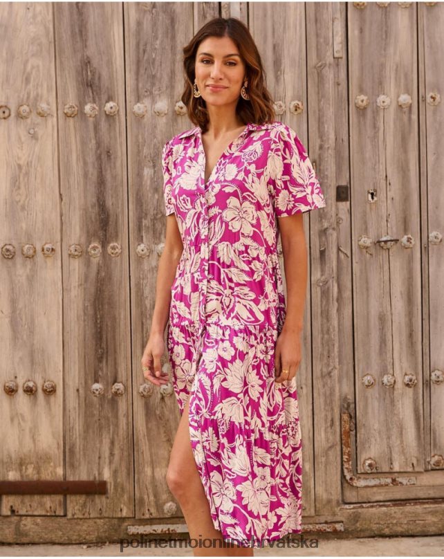 silvia duga haljina patlidžan Polin et moi odjeća N2THPD77