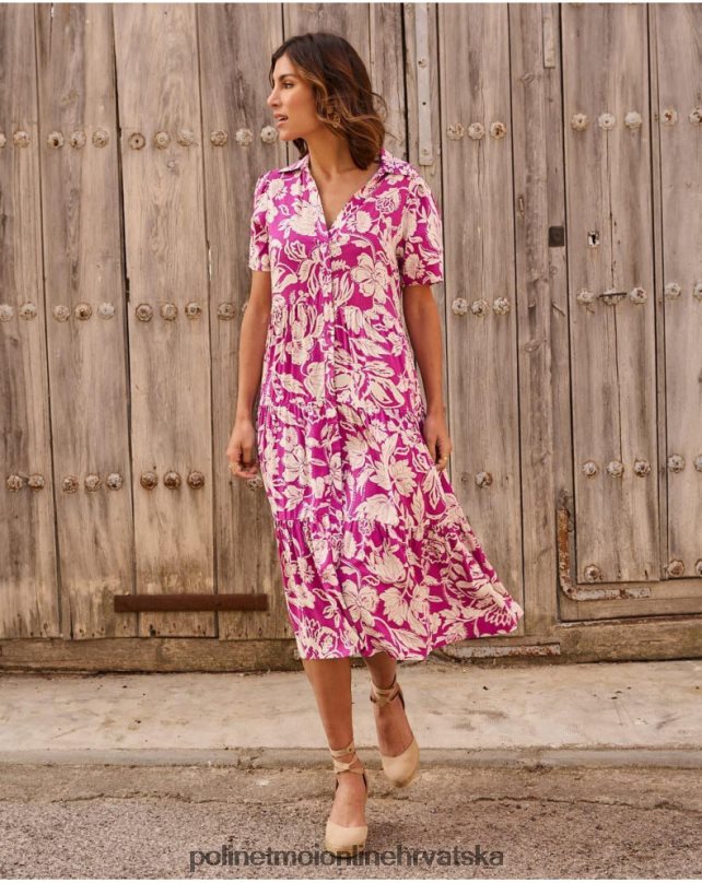 silvia duga haljina patlidžan Polin et moi odjeća N2THPD77