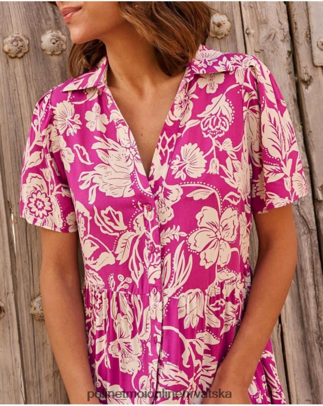 silvia duga haljina patlidžan Polin et moi odjeća N2THPD77