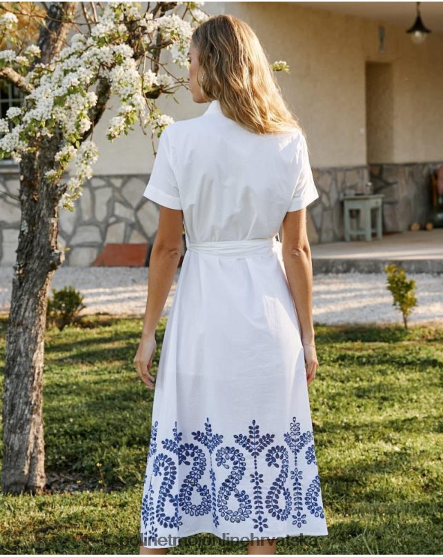 tila vez haljina bijela Polin et moi odjeća N2THPD100