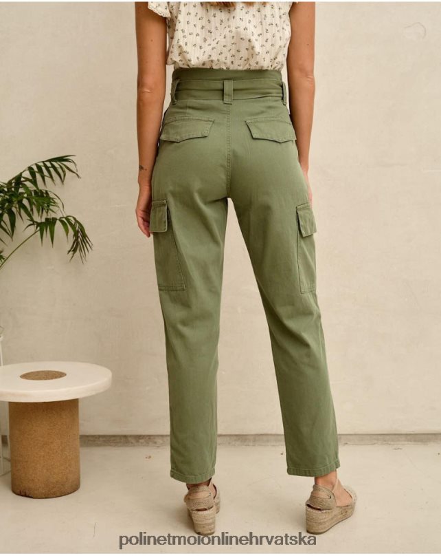cargo scarlett hlače kaki Polin et moi odjeća N2THPD330