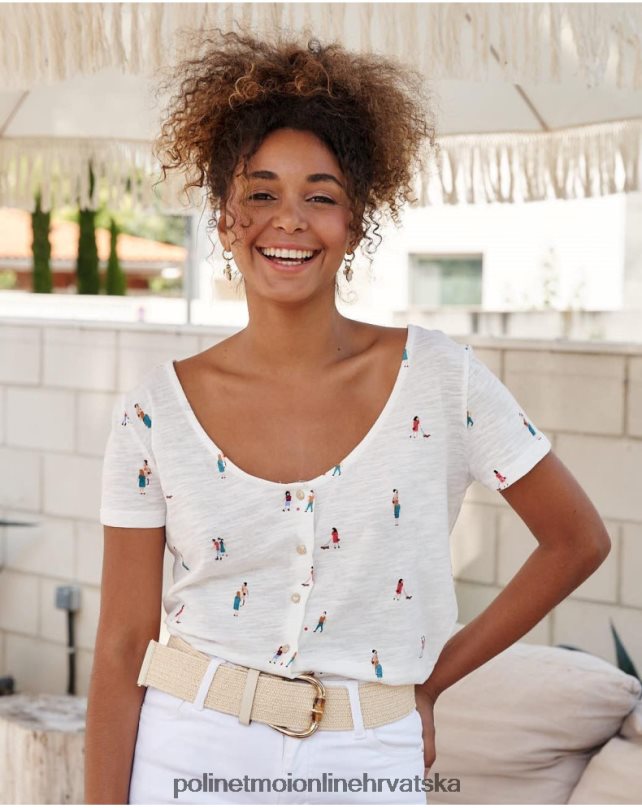 ljudi bego majica bijela Polin et moi odjeća N2THPD238