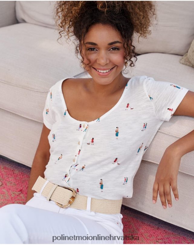 ljudi bego majica bijela Polin et moi odjeća N2THPD238