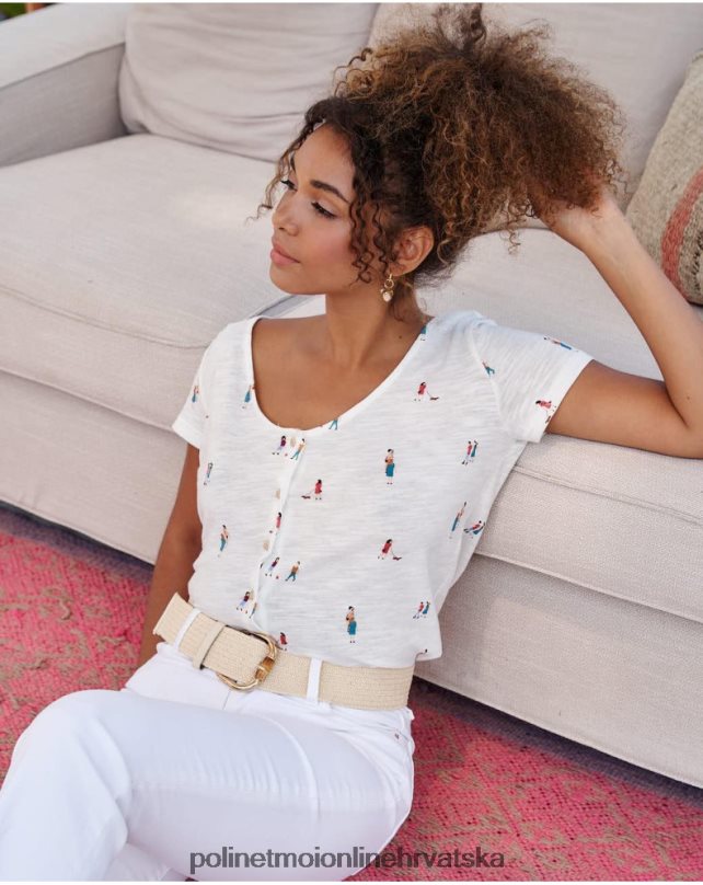 ljudi bego majica bijela Polin et moi odjeća N2THPD238