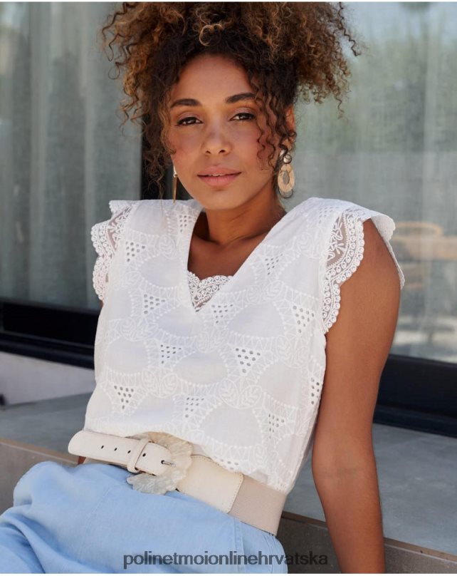 vrh batista amparo bijela Polin et moi odjeća N2THPD240