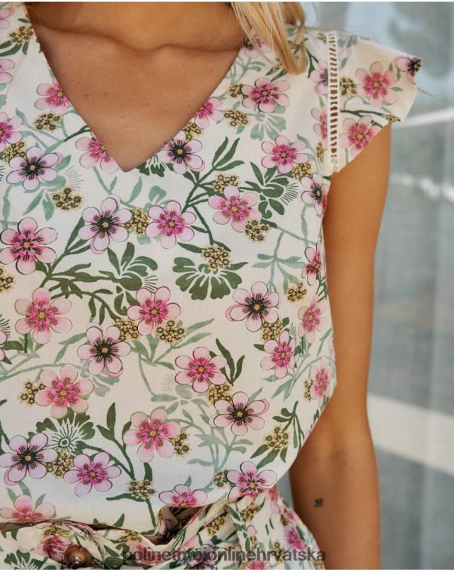 vrhunski romantični mayan zelena jabuka/ menta Polin et moi odjeća N2THPD245