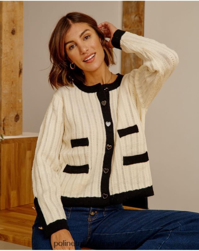 kardigan gumbi davinia sirovo Polin et moi odjeća N2THPD358